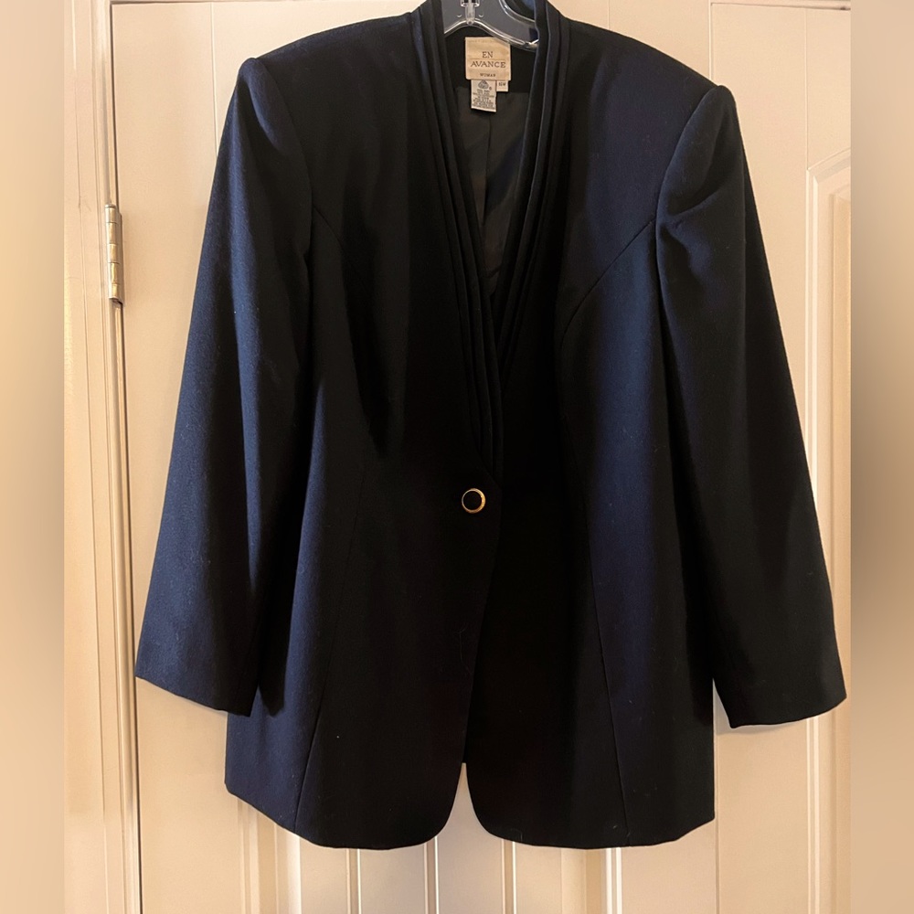 S.L.Fashions Elegant Black Blazer  16W